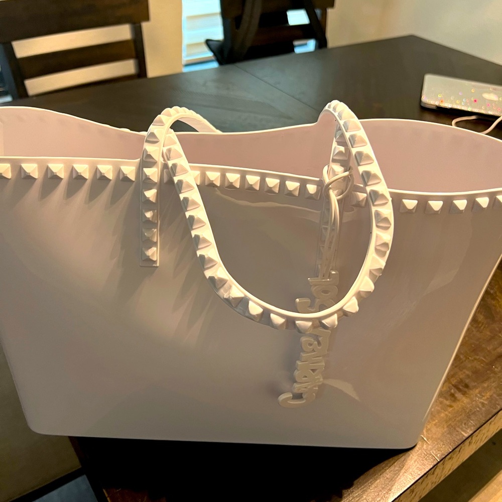 Large White tote used once@ pool